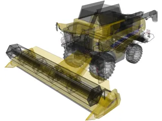 New Holland CX8 3D Model preview