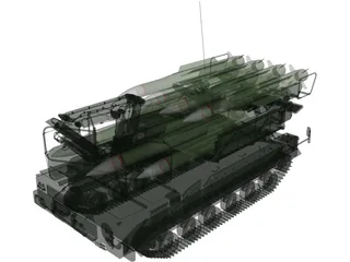 SA-11 Gadfly TEL 3D Model preview