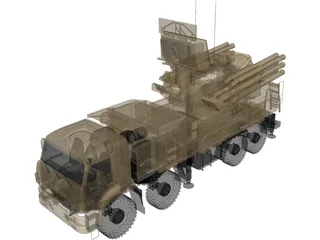 SA-22 Greyhound 3D Model preview