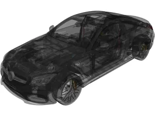 Mercedes-AMG C63S Coupe (2016) 3D Model preview