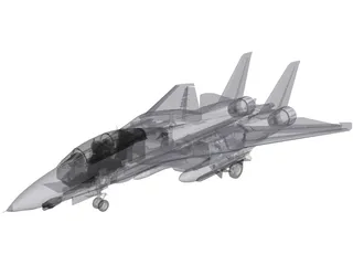 Grumman F-14D Super Tomcat 3D Model preview