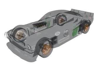Ford Mustang Hoonigan 3D Model preview