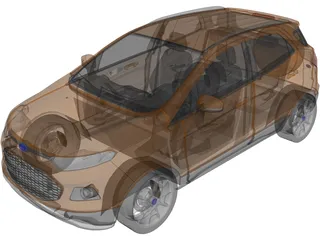 Ford EcoSport (2012) 3D Model preview
