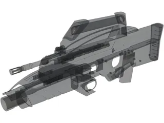 FS2000 Bullpup 3D Model preview