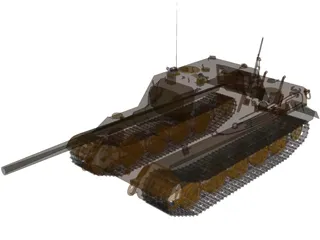 Jagdtiger 1 3D Model preview