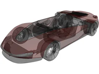 Ferrari Sergio Concept (2013) 3D Model preview