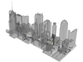 Times Square 2017 3D Model preview