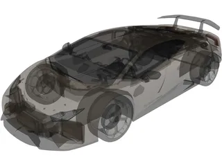 Lamborghini Huracan 3D Model preview