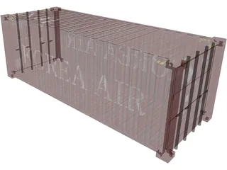 Shipping Container 3D Model preview