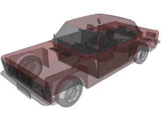 Fiat 125P 3D Model preview