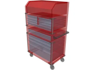 Milwaukee Toolbox 3D Model preview