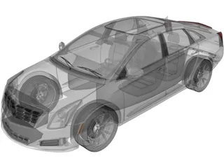 Cadillac XTS (2013) 3D Model preview