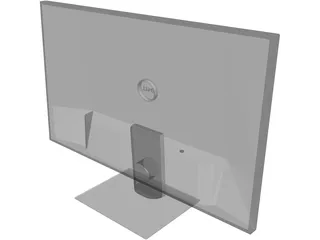 Dell S2216H Monitor 3D Model preview