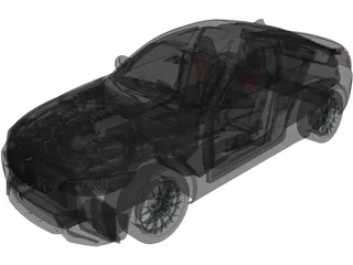 BMW M2 Competition (2018) 3D Model preview