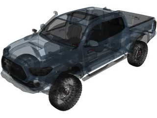 Toyota Tacoma Double Cab (2019) 3D Model preview