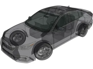 Subaru Legacy Touring (2020) 3D Model preview