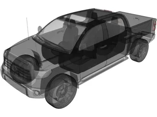 Toyota Tundra (2017) 3D Model preview