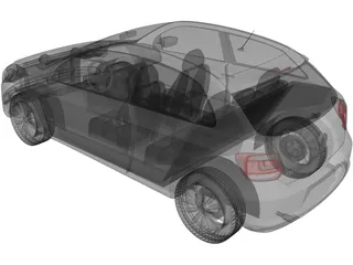 Volkwagen Gol (2013) 3D Model preview