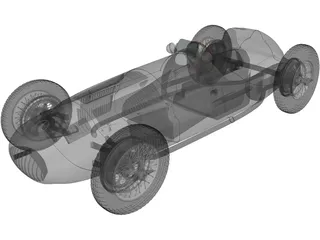 Mercedes-Benz W165 (1939) 3D Model preview