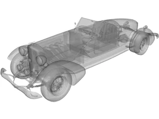 Duesenberg Speedster SJ 3D Model preview