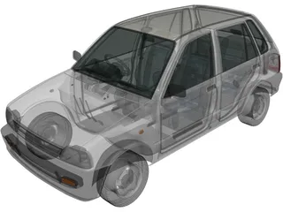 Suzuki Maruti 800 (1986) 3D Model preview