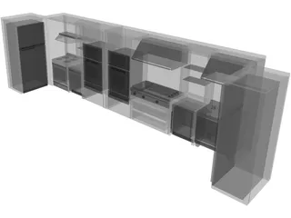 Kitchen 3D Model preview