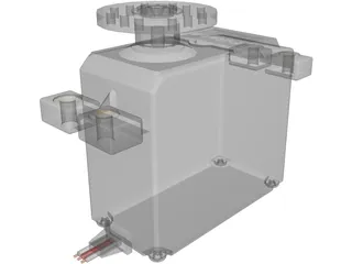 RC Futaba Servo FP-S148 3D Model preview