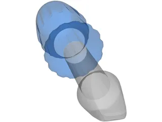 Toy Screwdriver 3D Model preview