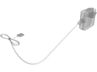 Apple iPhone Charger 3D Model preview