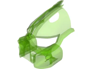 Bionicle Kanohi Miru Nuva Mask 3D Model preview