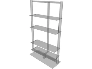 TV Stand 3D Model preview