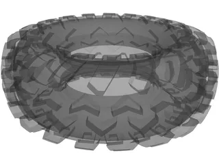 Tire 1.9 Rock Crawling 3D Model preview