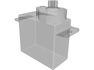 RC HS-55 Servo 3D Model preview