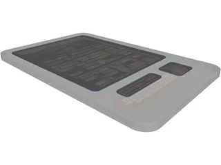 Star Trek TNG PADD 3D Model preview