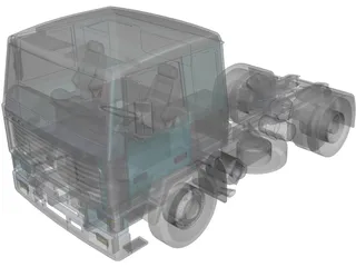 Volvo F12 3D Model preview