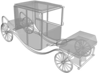 Royal Wagon 3D Model preview