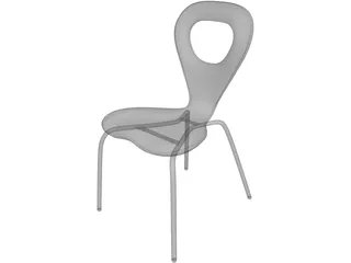 TV Chair 3D Model preview