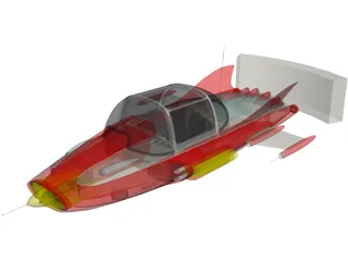 Super Car 3D Model preview