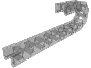 Igus Energy Chain 3D Model preview