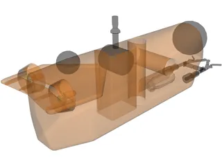 Alliant ROV Submersible 3D Model preview