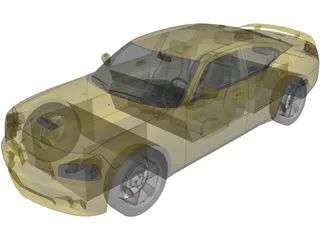 Dodge Charger SRT8 (2007) 3D Model preview