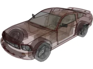 Ford Mustang 3D Model preview