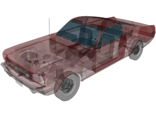 Ford Mustang (1965) 3D Model preview