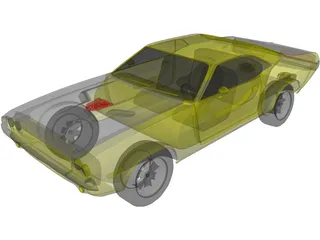 Chevrolet Camaro (1969) 3D Model preview