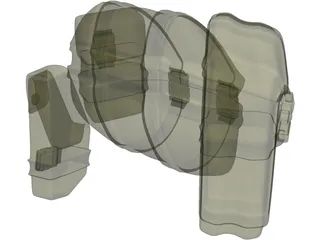 Back Packs and Equipment 3D Model preview