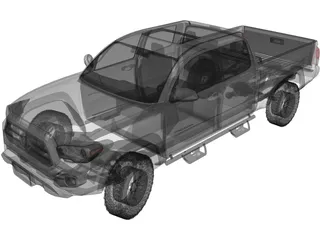 Toyota Tacoma (2020) 3D Model preview