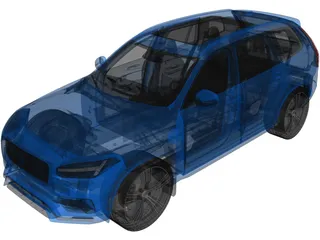 Volvo XC90 Design (2019) 3D Model preview