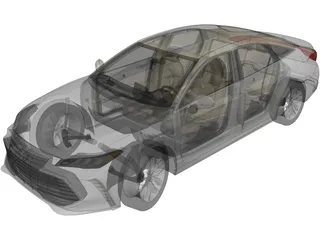 Toyota Avalon XSE (2020) 3D Model preview