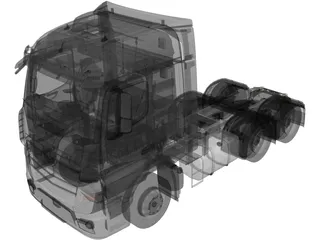 Mercedes-Benz Actros 3D Model preview
