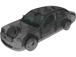 Toyota Century (2018) 3D Model preview